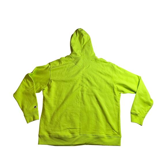 Champion Powerblend Fleece Script Logo Sweet Green Hoodie - Size 2XL *** - Picture 4 of 8